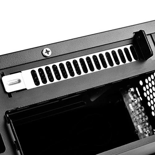 PC korpusas Silverstone Silent SST-ML09B Milo Slim HTPC Mini-ITX, juodas