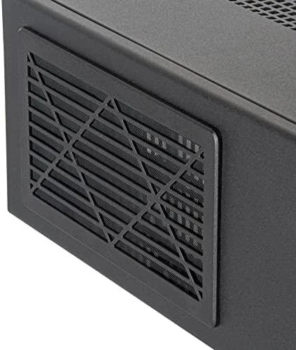 „SilverStone SST–ML11B Milo Slim HTPC Micro–ATX“ korpusas – juoda