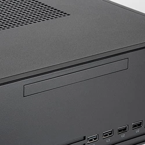 „SilverStone SST–ML11B Milo Slim HTPC Micro–ATX“ korpusas – juoda