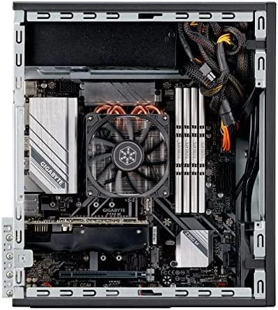 „SilverStone SST–ML11B Milo Slim HTPC Micro–ATX“ korpusas – juoda