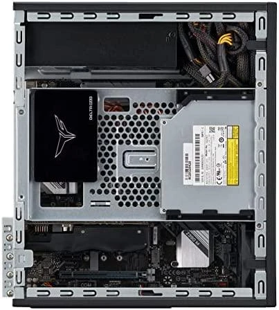 „SilverStone SST–ML11B Milo Slim HTPC Micro–ATX“ korpusas – juoda