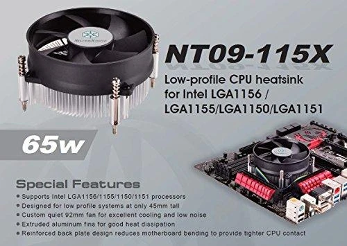 SilverStone Nitrogon serija SST-NT09-115X Intel