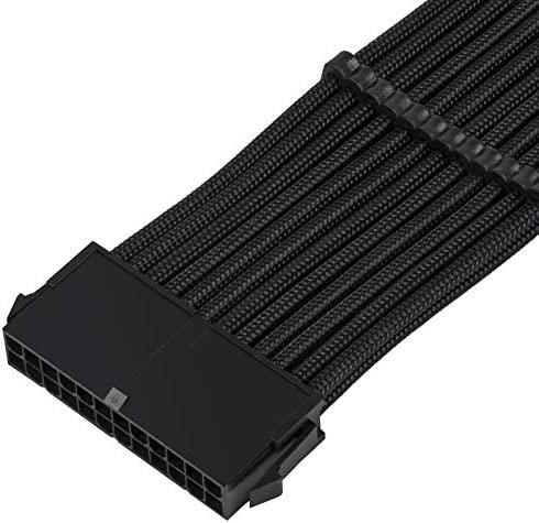 SilverStone ATX 24-pin cable, 300mm – juodas