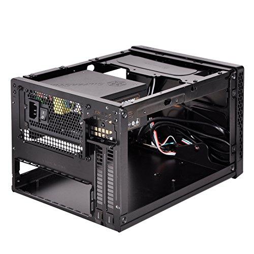 „SilverStone SST-PP08“ maitinimo šaltinio adapterio laikiklis, skirtas SFX į ATX – Juodas