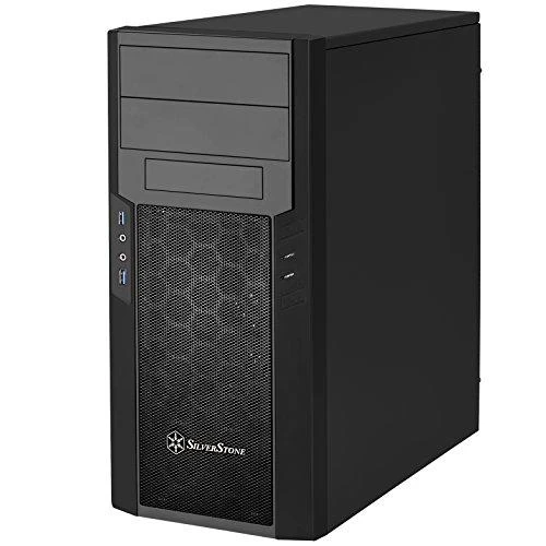 PC korpusas Silverstone Silent SST-PS13B Precision Midi Tower ATX,window, Juodas