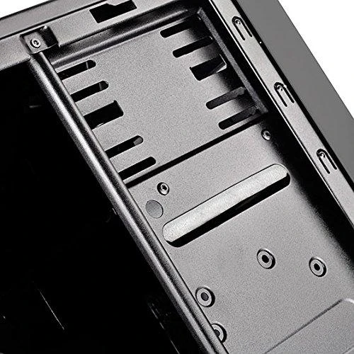 PC korpusas Silverstone Silent SST-PS13B Precision Midi Tower ATX,window, Juodas
