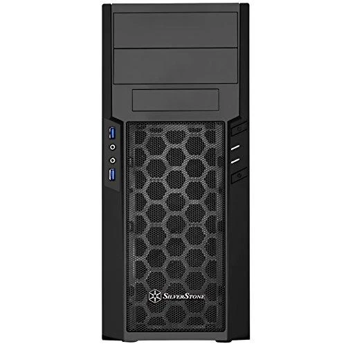 PC korpusas Silverstone Silent SST-PS13B Precision Midi Tower ATX,window, Juodas