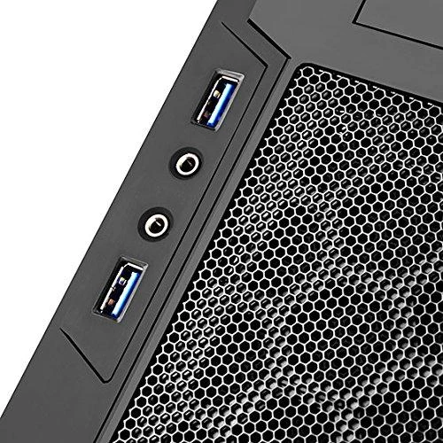 PC korpusas Silverstone Silent SST-PS13B Precision Midi Tower ATX,window, Juodas