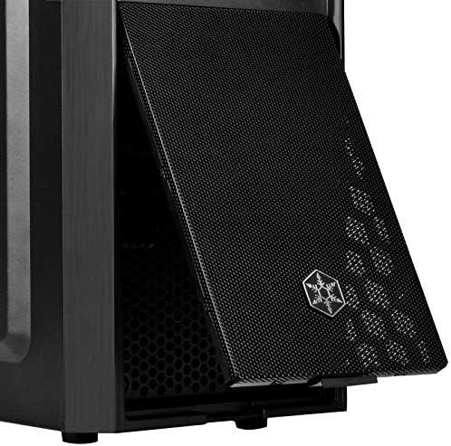 SilverStone SST-PS16B Precision Mini Tower Micro ATX kompiuterio dėklas, tylus, juodas