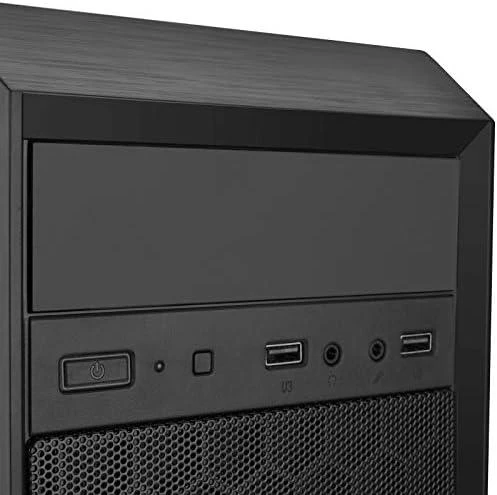 SilverStone SST-PS16B Precision Mini Tower Micro ATX kompiuterio dėklas, tylus, juodas