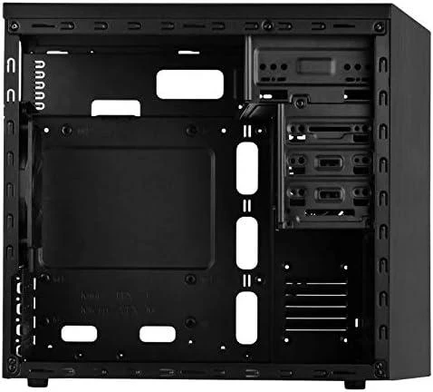 SilverStone SST-PS16B Precision Mini Tower Micro ATX kompiuterio dėklas, tylus, juodas