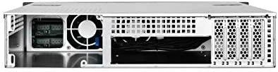 SilverStone RM21–308 Rackmount Serverio dėklas, 2U, Micro–ATX – juoda