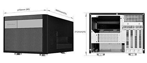 PC korpusas Silverstone Cube SST-SG11B Sugo Micro ATX, juodas