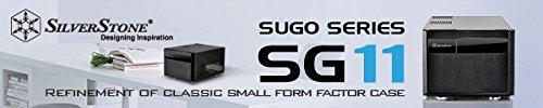 PC korpusas Silverstone Cube SST-SG11B Sugo Micro ATX, juodas