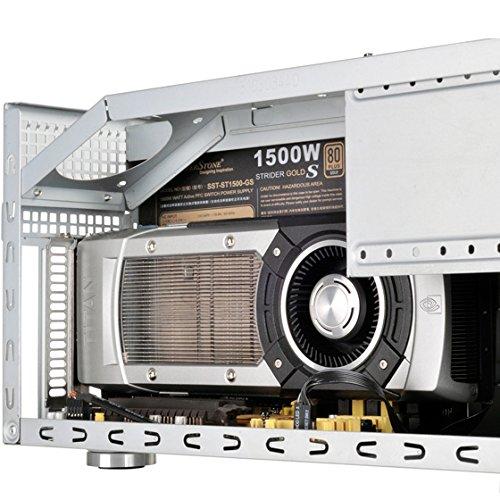 PC korpusas Silverstone Cube SST-SG12B Sugo Micro ATX, juodas