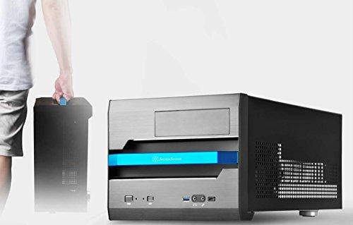 PC korpusas Silverstone Cube SST-SG12B Sugo Micro ATX, juodas
