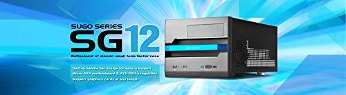 PC korpusas Silverstone Cube SST-SG12B Sugo Micro ATX, juodas