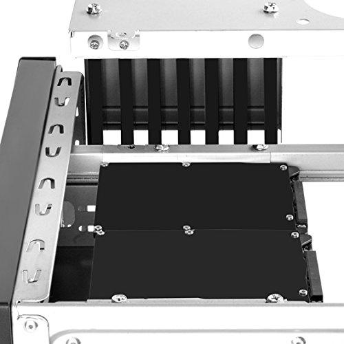 PC korpusas Silverstone Cube SST-SG12B Sugo Micro ATX, juodas