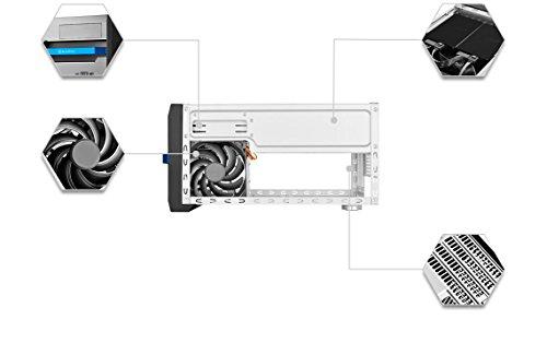 PC korpusas Silverstone Cube SST-SG12B Sugo Micro ATX, juodas