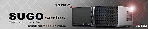 SilverStone Sugo 13Q USB 3.0 x2, Mic x1, Spk x1, Juodas, ITX, Maitinimo šaltinis Ne