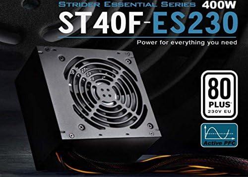 Silverstone ATX PSU SST-ST40F-ES230, 400W 80 Plus, mažas triukšmas 120mm