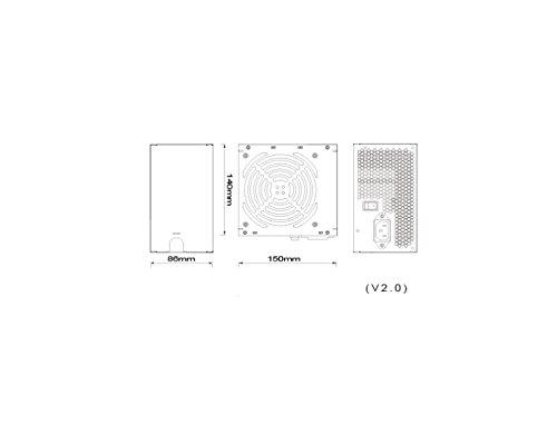 SilverStone SST-ST50F-ES230 v 2.0 500 W, 456 W