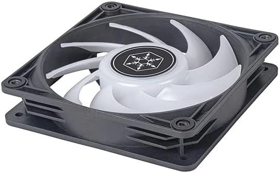 SilverStone VISTA 120 ARGB ventiliatoriaus kampinis vaizdas