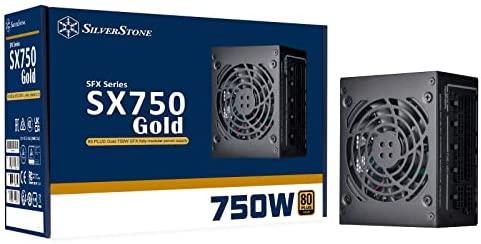 SilverStone SST-SX750-G 80 PLUS auksinis, modular - 750 Watt