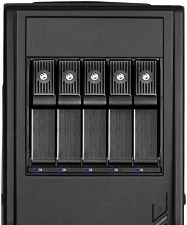 SilverStone SST-FS305-12G 3.5" 5-Bay External Case - Juodas