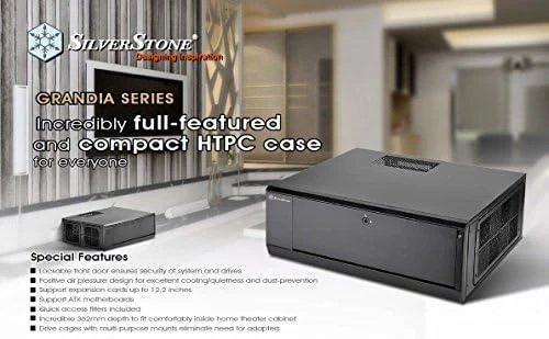 SilverStone SST–GD10B Grandia Desktop – juoda