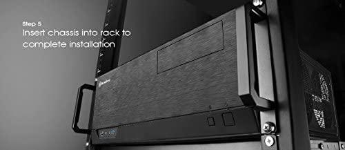 SilverStone RA02 Rackmount Kit für GD07, GD08, GD09 und GD10 - juodas