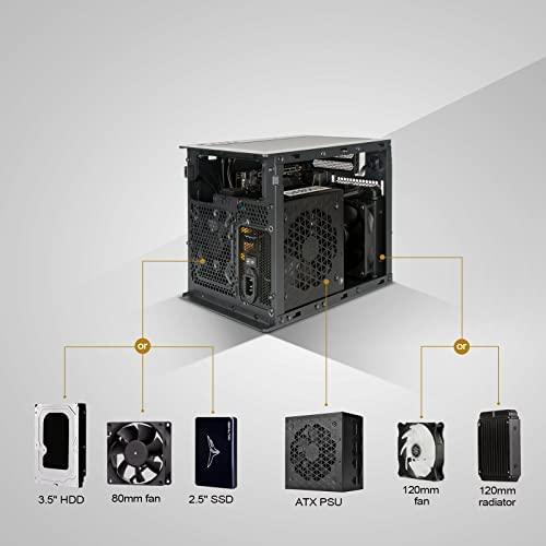 „SilverStone SST–SG16B Mini–ITX“ korpusas – juodas