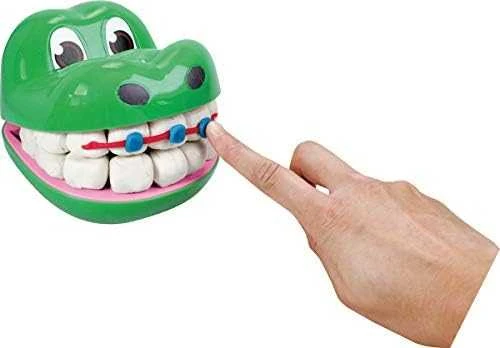 Rinkinys Ciastolina Mały Dentysta Krokodyl + priedai
