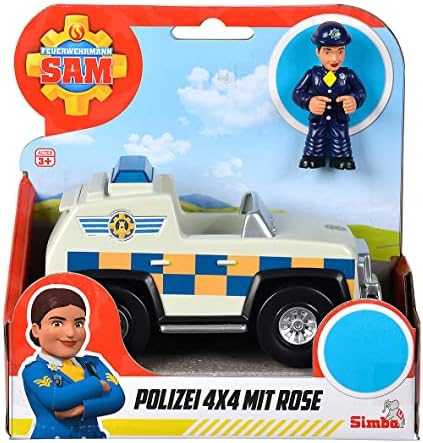 „Simba“ ugniagesys Sam Jeep 4x4 mini figūrėlė