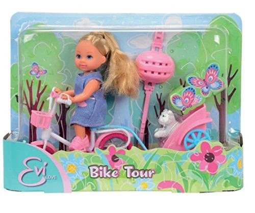 Lėlė – vaikas Simba Evi with a Bike 105730783, 12 cm