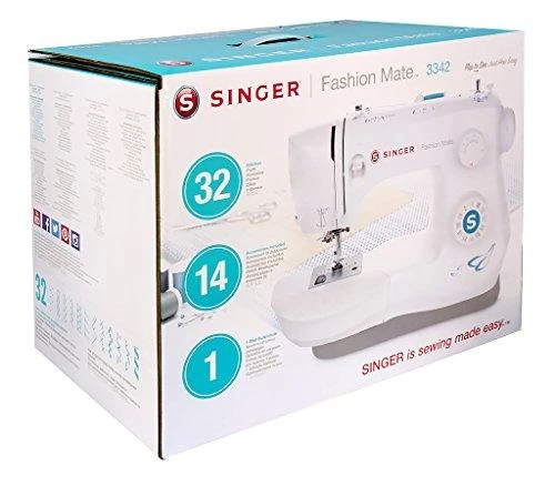 Singer Dainininkas | Siuvimo mašina | 3342 Fashion Mate™ | Siūlių skaičius 32 | Sagos skylučių skaičius 1 | Baltas