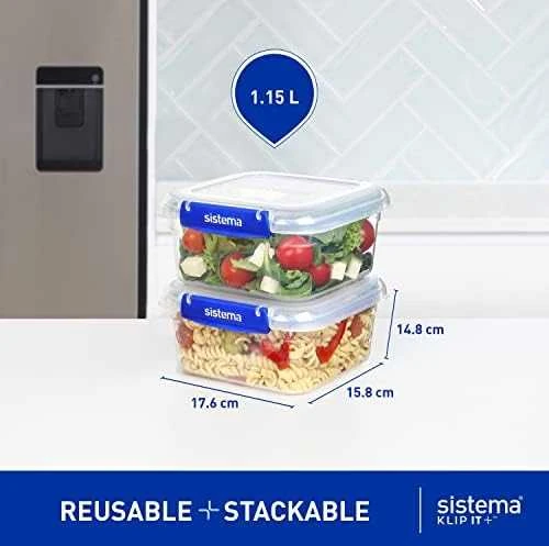 Sistema sistema Frischhaltedose KLIP IT PLUS 1,15 l blau