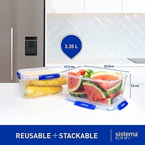 Sistema sistema Frischhaltedose KLIP IT PLUS 3,35 l blau