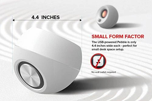 Kompiuterio kolonėlės Speaker Set computer Creative Pebble 2.0 51MF1680AA000 (2.0, juodos spalvos)
