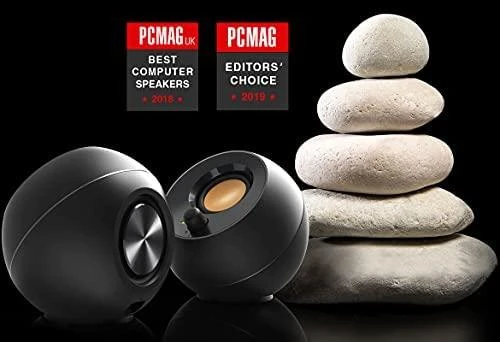 Kompiuterio kolonėlės Garsiakalbių rinkinys kompiuteris Creative Pebble 2.0 51MF1680AA001 (2.0, baltos spalvos)