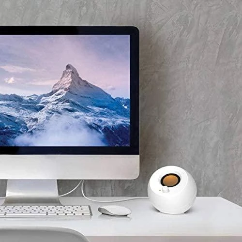 Kompiuterio kolonėlės Garsiakalbių rinkinys kompiuteris Creative Pebble 2.0 51MF1680AA001 (2.0, baltos spalvos)