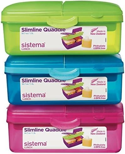 Sistema SISTEMA Food Container Slimline Quaddie 1,5L (3965)