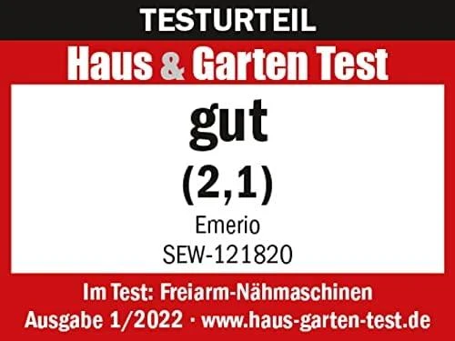 EMO Emerio SEW-121820 siuvimo mašina Pusiau automatinė siuvimo mašina Elektrinis
