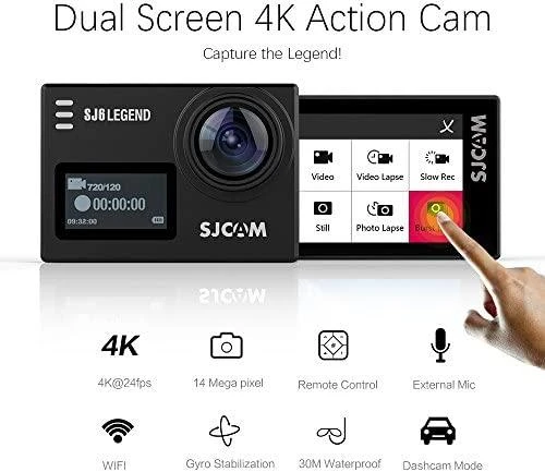 SJCAM SJ6 Legend Juoda