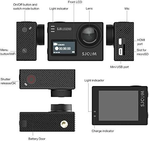 SJCAM SJ6 Legend Juoda