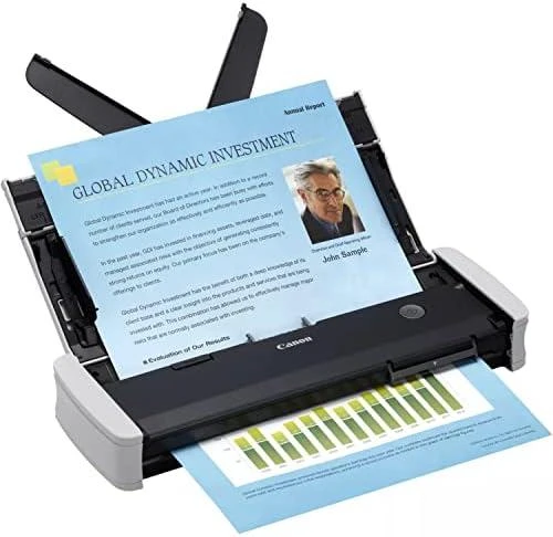 Skeneris „Canon imageFORMULA R10“ mobilusis dokumentų skaitytuvas, 12 psl./min., dvipusis, USB 2.0, automatinis dokumentų tiektuvas