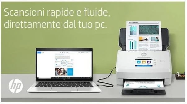 Hewlett Packard (HP) Skeneris HP Scanjet Enterprise Flow N7000 lapų tiekimo skaitytuvas