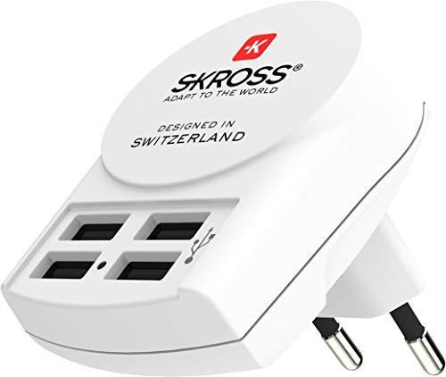 SKROSS sieninis USB įkroviklis 4x A tipo
