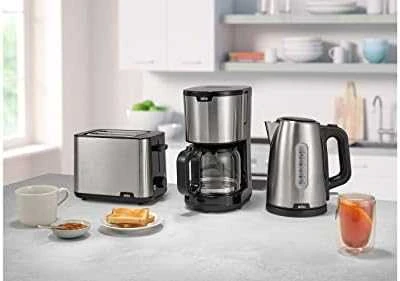 BRAUN pusryčių skrudintuvas HT 1510 BK, 8 skirtingi nustatymai, Juodas