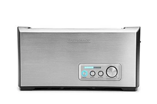 Skrudintuvas Gastroback Toaster PRO 4S 42398 Stainless Steel/ juodas, Nerūdijantis plienas, 1500 W, Lizdų skaičius 4, Galios lygių skaičius 9, Į komplektaciją įeina bandelių šildytuvas